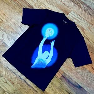 Jordan J Balvin T-shirt Black Size Medium DR2962-010